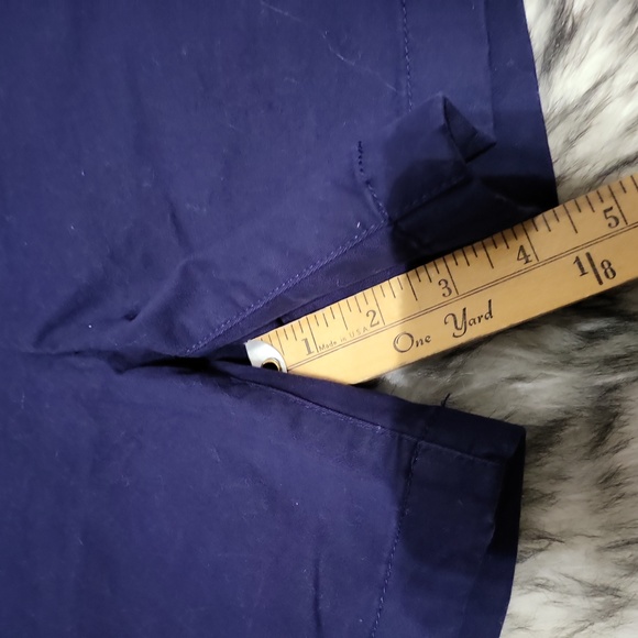 WOMENS NAVY BLUE TOMMY HILFIGER SHORTS SIZE 10 - Picture 3 of 4